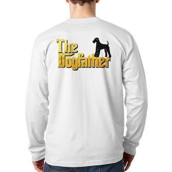 Airedale Terrier Airedale Terrier Back Print Long Sleeve T-shirt | Mazezy