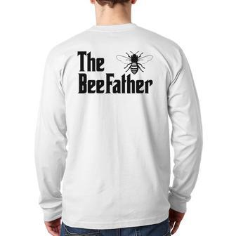 The Beefather Beekeeping Beekeeper Back Print Long Sleeve T-shirt | Mazezy