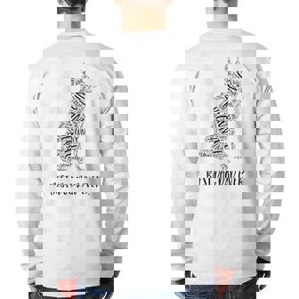 Best Dog Dad Ever Father's Day For Dog Lovers Back Print Long Sleeve T-shirt | Mazezy