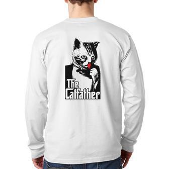 The Catfather Parody Back Print Long Sleeve T-shirt | Mazezy