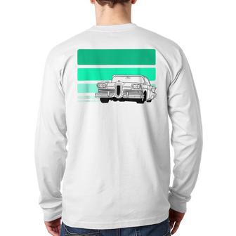 Classic American Muscle Land Yacht Club Vintage Car Back Print Long Sleeve T-shirt - Monsterry AU