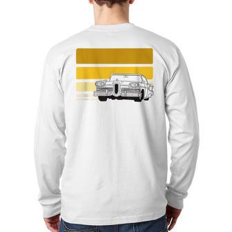 Classic American Muscle Land Yacht Club Vintage Car Show Pt2 Back Print Long Sleeve T-shirt - Monsterry AU