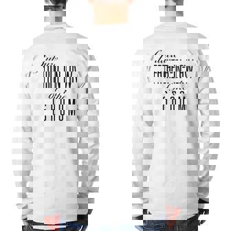 Father Of The Groom Future In Law Back Print Long Sleeve T-shirt | Mazezy