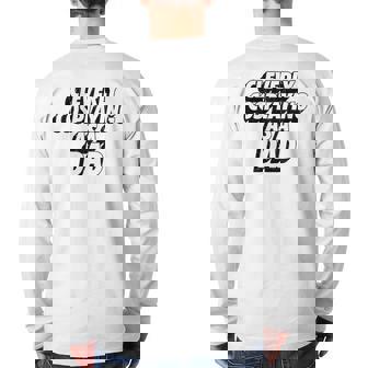 Mens Clevery Cosplaying As A Dad Comic Con Dad Back Print Long Sleeve T-shirt | Mazezy