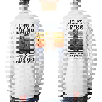 Mens Dad Bod Bear It's Not A Dad Bod It's A Father Figure Back Print Long Sleeve T-shirt | Mazezy