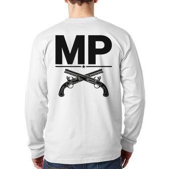 Mp Military Police Corps Us Army Black Back Print Long Sleeve T-shirt - Monsterry DE