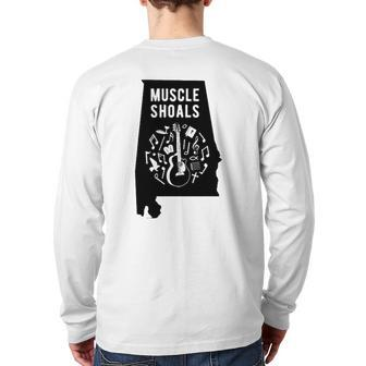 Muscle Shoals Alabama Christian Soul Music Back Print Long Sleeve T-shirt | Mazezy