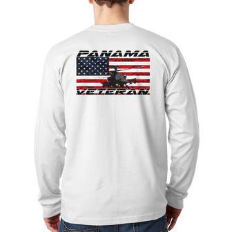 Panama Operation Just Cause Veteran Back Print Long Sleeve T-shirt | Mazezy DE