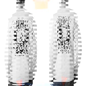 Punch Today In The Face Motivation Gym Work Out Back Print Long Sleeve T-shirt | Mazezy