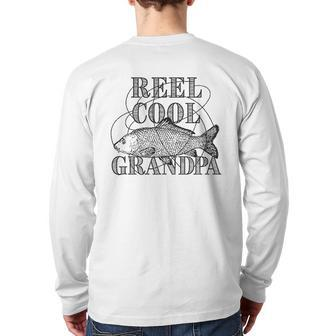Reel Cool Grandpa Back Print Long Sleeve T-shirt | Mazezy