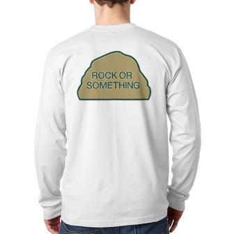 Rock Or Something Veterans Day Back Print Long Sleeve T-shirt | Mazezy