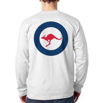 Royal Australian Air Force Military Roundel Back Print Long Sleeve T-shirt - Monsterry CA
