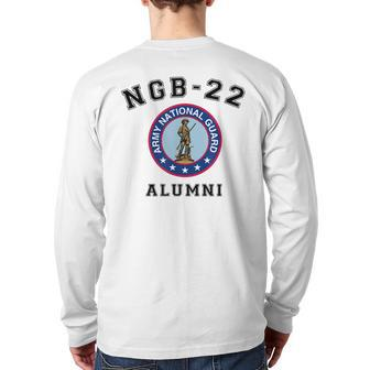 Us Army National Guard Veteran Ngb22 American Military Back Print Long Sleeve T-shirt | Mazezy