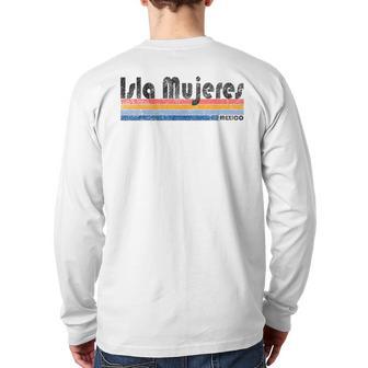 Vintage 1980S Style Isla Mujeres Mexico Back Print Long Sleeve T-shirt - Monsterry AU