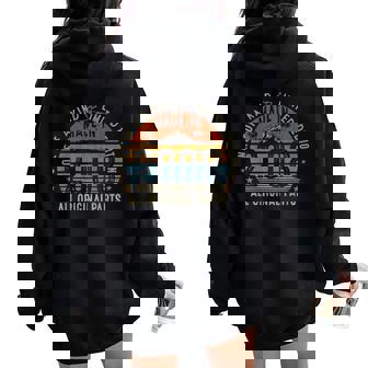 16Th Birthday For Boy Girl Vintage 2008 Original Parts Women Oversized Hoodie Back Print - Thegiftio UK