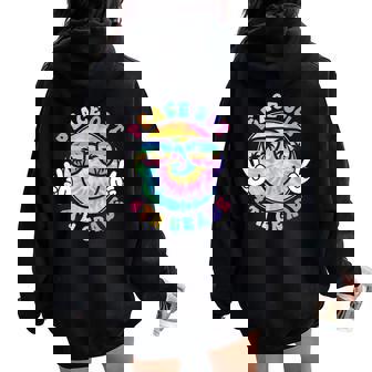 4Th Grade Peace Out School 2024 Last Day Of School Summer Women Oversized Hoodie Back Print - Thegiftio UK