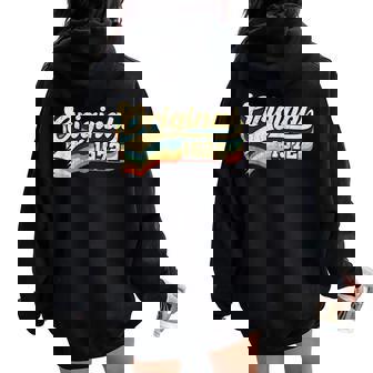 52Nd Birthday Original Vintage Born In 1972 Women Oversized Hoodie Back Print - Thegiftio UK