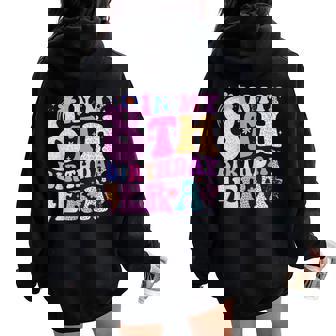 In My 8Th Birthday Era Eight Bday 8 Year Old Birthday Girl Women Oversized Hoodie Back Print | Mazezy