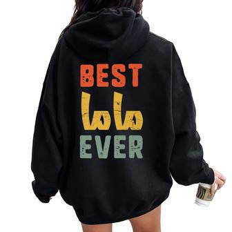 Best Mama Or Mother Arabic Calligraphy Mother's Day Women Oversized Hoodie Back Print - Monsterry CA