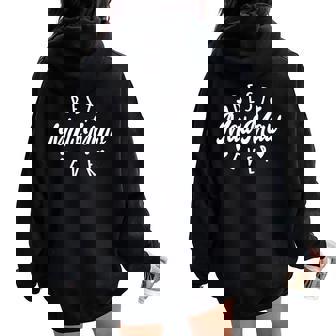 Best Mawmaw Ever Modern Calligraphy Font Mother's Day Mawmaw Women Oversized Hoodie Back Print | Mazezy