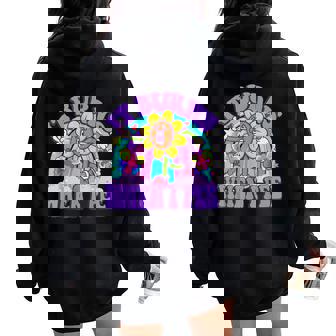 It Burns When I Pee Sarcastic Ironic Y2k Inappropriate Women Oversized Hoodie Back Print - Seseable