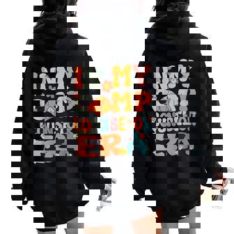 In My Camp Counselor Era Retro Groovy Summer Camp Counselor Women Oversized Hoodie Back Print - Thegiftio