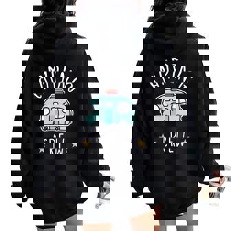 Caravan Camper Camping Crew Women Oversized Hoodie Back Print - Thegiftio