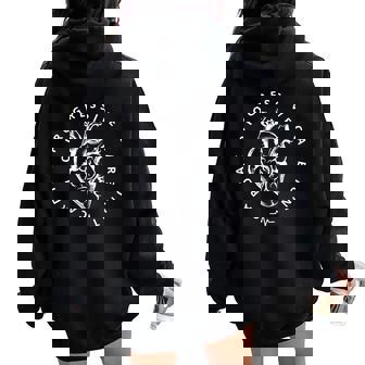 Cardiac Progressive Care Unit Cardiovascular Nurse Cvicu Women Oversized Hoodie Back Print | Mazezy