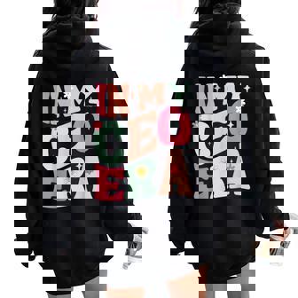 In My Ceo Era Groovy Entrepreneur Business Owner Cute Women Oversized Hoodie Back Print | Mazezy