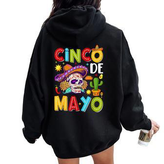 Cinco De Mayo Mexican Fiesta 5 De Mayo For Mexican Men Women Oversized Hoodie Back Print - Seseable