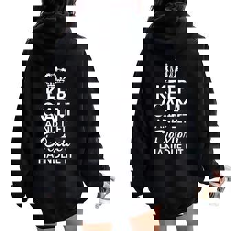 Dexter Name Keep Calm And Let Dexter Handle It Women Oversized Hoodie Back Print - Seseable