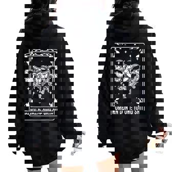 Feminis Dont Owe You Pro-Choice Uterus Rights Women Oversized Hoodie Back Print - Thegiftio UK