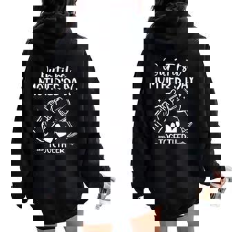 Our First Together Baby First Time Mom Women Oversized Hoodie Back Print | Mazezy