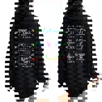 Algebra Dance Function Math Teacher Geek Idea Women Oversized Hoodie Back Print - Thegiftio