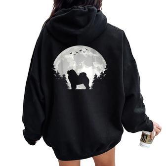 Chow Chow Dog Chow Chow Mom Chow Chow Dad Chow Chow Women Oversized Hoodie Back Print - Monsterry