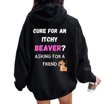 Embarrassing T For Friends Gag Women Oversized Hoodie Back Print - Monsterry AU