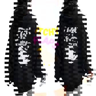Offensive Rude S For Friends Women Oversized Hoodie Back Print - Thegiftio UK