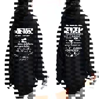 Retirement New Retired Grandma Women Oversized Hoodie Back Print - Thegiftio