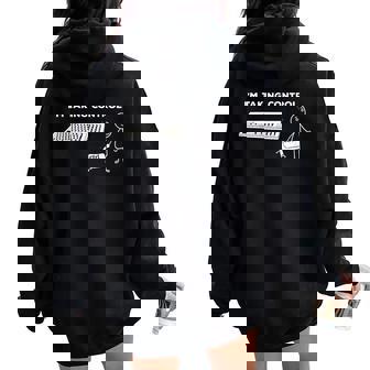 Sarcastic Nerd Geek Graphic I'm Taking Control Women Oversized Hoodie Back Print - Thegiftio
