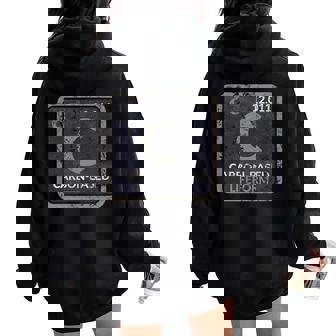 Sci Fi Carbon Based Life Form Science Teacher T Women Oversized Hoodie Back Print - Thegiftio
