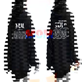 Spider Mom For Girls Love Women Oversized Hoodie Back Print - Thegiftio UK