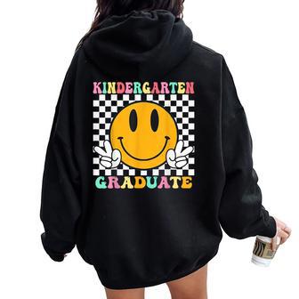 Goodbye Kindergarten Hello 1St Grade Kindergarten Graduation Women Oversized Hoodie Back Print - Monsterry AU