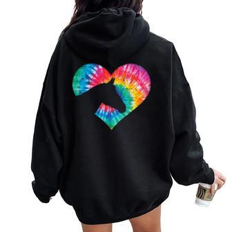 Horse Lover Equestrian Horse Rider Horse Trainer Horse Women Oversized Hoodie Back Print - Monsterry UK