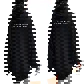 I'm Afraid Of Sayings Scared Of Mens Women Oversized Hoodie Back Print - Seseable