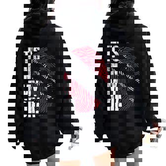It's In My Dna Trinidad And Tobago Flag Proud Boy Girl Women Oversized Hoodie Back Print - Thegiftio