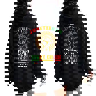Junenth Breaking Every Chain Since 1865 For Kid Women Oversized Hoodie Back Print | Mazezy