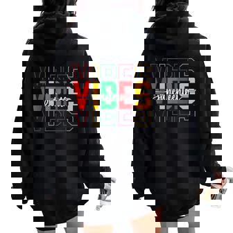 Junenth Vibes Retro Vintage 1865 Girl Afro Proud Women Oversized Hoodie Back Print - Thegiftio UK
