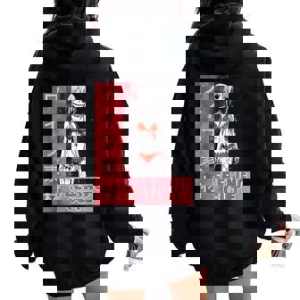 Kawaii Anime Waifu Girl Goth Undead Zombie Cute Japanese Women Oversized Hoodie Back Print - Seseable