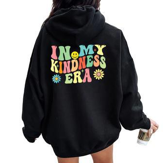 In My Kindness Era Retro Groovy Light Smile Face Women Oversized Hoodie Back Print | Mazezy CA