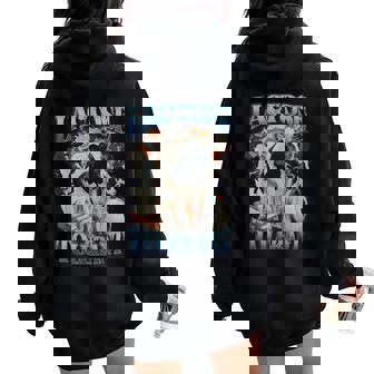 Lactose Tolerant Cow Farm Milk Women Women Oversized Hoodie Back Print - Seseable